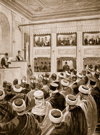 The Opening of the Turkish Parliament by Unknown